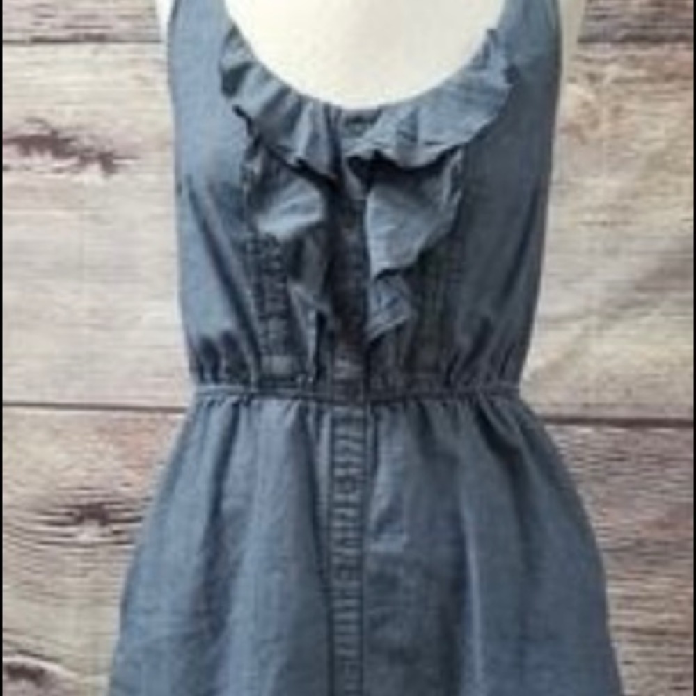 COPY - XHILARATION-DENIM COLOR DRESS